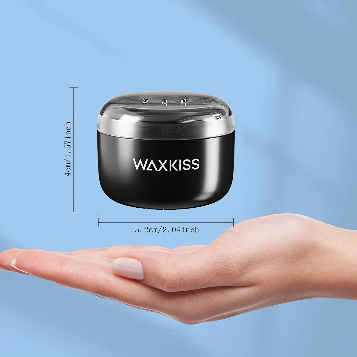 Mini Wax Heater Kit for Eyebrow, Nose and Ear Hair Removal 50g Wax Beans