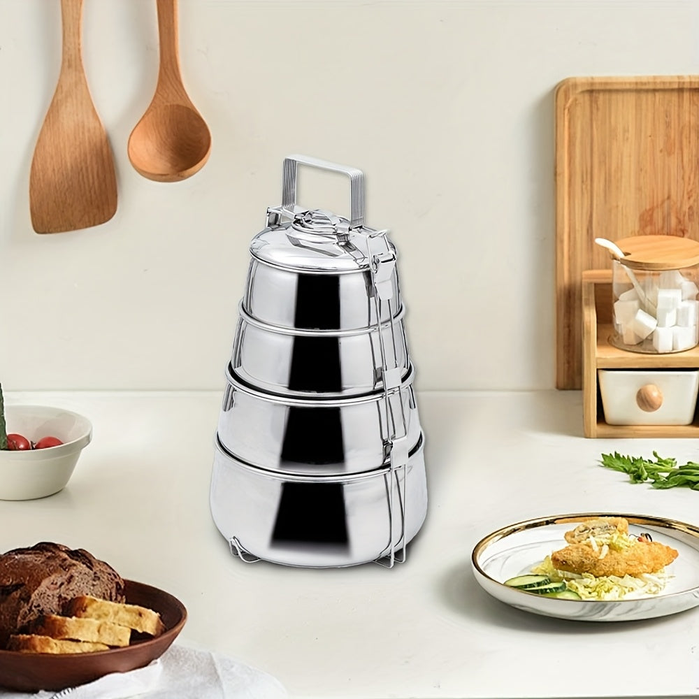 210 stainless steel dan tayyorlangan katta sig'imli ovqat isitish lunch box, talabalar va ofis ishchilari uchun. Portativ va zaryadsiz, batareyaga ehtiyoj yo'q.