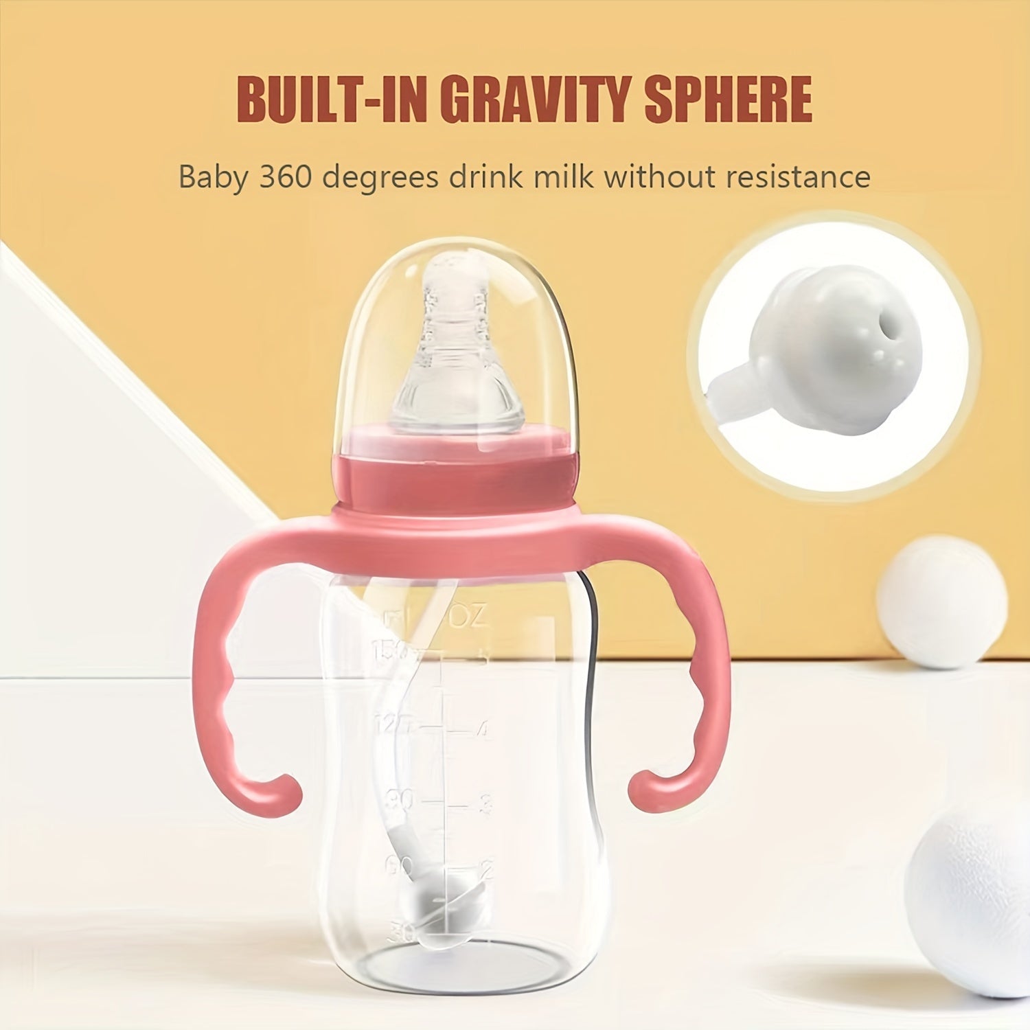 Botella de agua resistente al calor y libre de BPA con asa para un agarre fácil