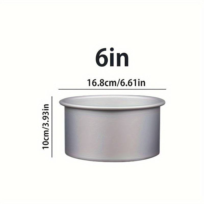 Anodized Alloy Cake Pan Set 4 Sizes Removable Bottom Round Baking Pans