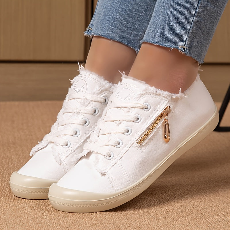 Unisex Spring Fleece Casual Flat Sports Shoes for Students