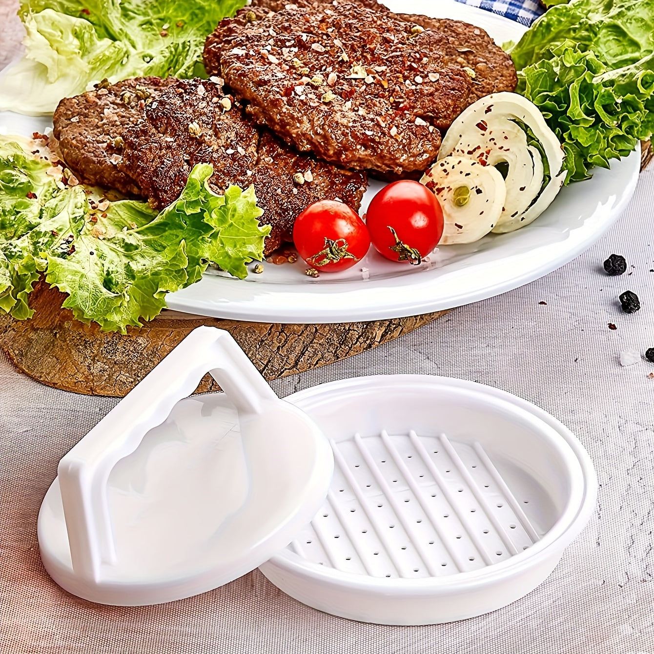 Multifunctional Meat Press Burger Maker Plastic Hamburger Patty Mold