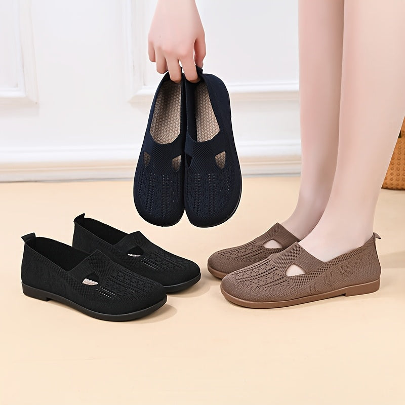 Women's Slip-On Casual Shoes All-Season Fabric Low Top Comfort Sneakers