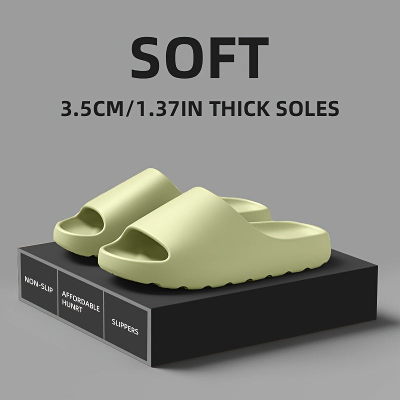 Erkaklar va ayollar uchun engil Eva shippaklar, sirg‘alishga qarshi, ichki va tashqi foydalanish uchun, kundalik, oq va qora