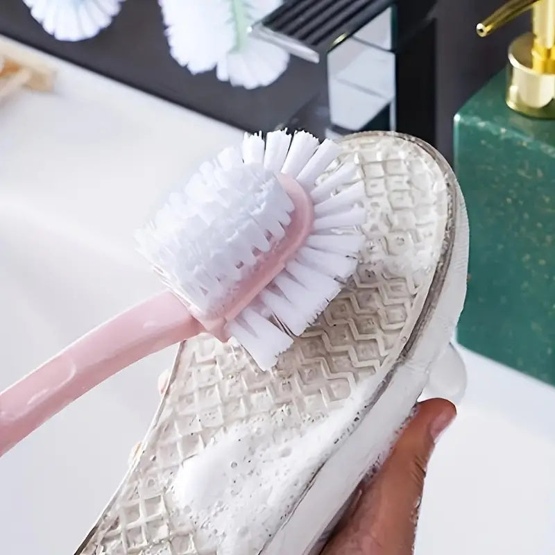Multi-Sided Shoe and Clothing Brush Soft Bristles Household Cleaning Tool