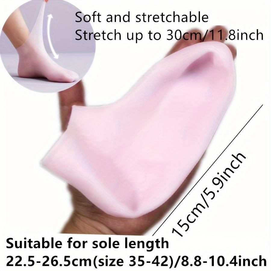 Silicone Gloves and Socks Unscented Moisturizing Hand and Foot Care Set