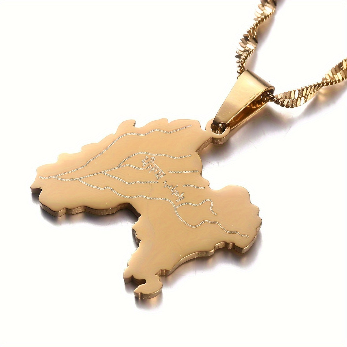 Stainless Steel Pendant Necklace for Women Casual and Formal Wear