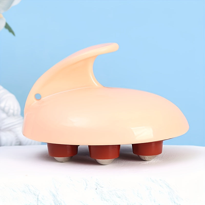 1 dona Metall Massaj Rulosi Qorin va Oyoqni Yupqalashtirish uchun, Qo'l bilan To'liq Tana Massaj Qolip, Batareya Kerak Emas, Elektrsiz Mushakni Yengillashtirish