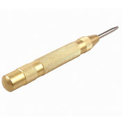 5-Inch Spring Loaded Center Punch Tool for Starting Holes  Treats Metal Wood