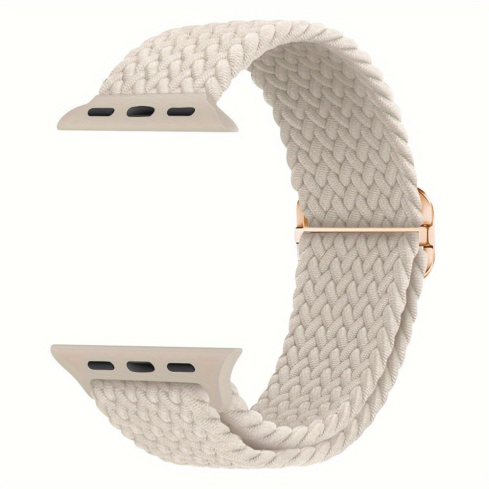 Silicone Braided Watch Band for iWatch Series 1-8 38mm-49mm Men Women