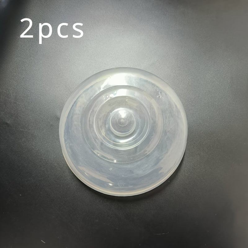 Two Pieces Round Plastic Microwave Splatter Guards Dustproof Breathable Heat-Resistant