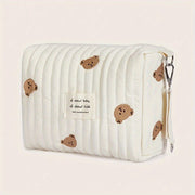 Baby Diaper Organizer with Zippered Embroidered Storage Pouch