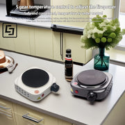 Портативный электрический нагревательный коврик с 5 уровнями мощности, чугунная плита, экономичный дизайн для кофе, чая, мока, компактный 220-240В