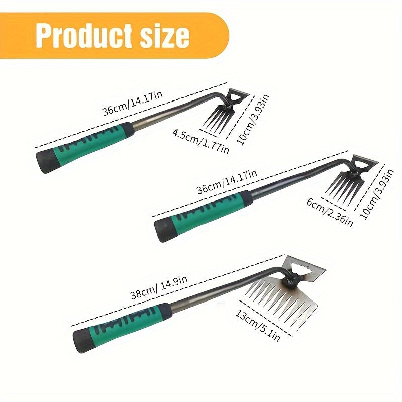 Manganese Steel Manual Weeding Tool for Garden and Yard Uprooting