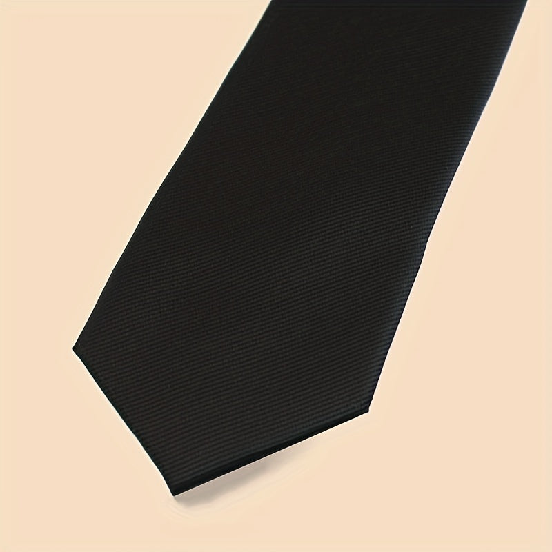 Erkaklar uchun oddiy rangli galstuk, ish kiyimlari va maktab formasi uchun