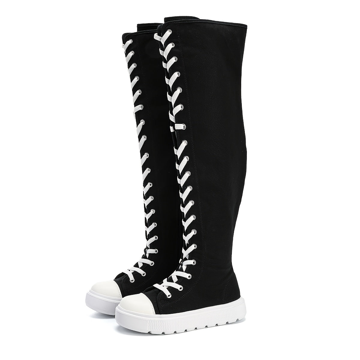 Women's Over-the-Knee Boots Breathable Casual With Thick Sole