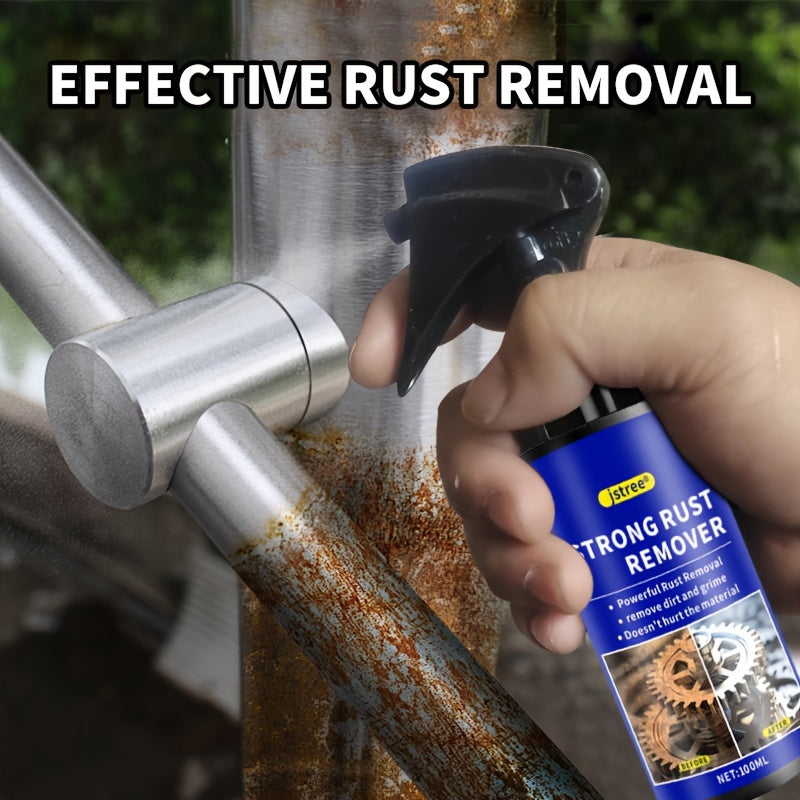 Rust Remover Spray for Cars 3.38oz Multi-Purpose Iron and Powder Cleaner