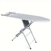 Universal Fit Silver Ironing Board Cover with Drawstring Closure Non-Electric Polyester