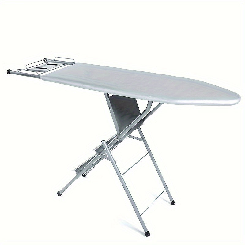 Universal Fit Silver Ironing Board Cover with Drawstring Closure Non-Electric Polyester