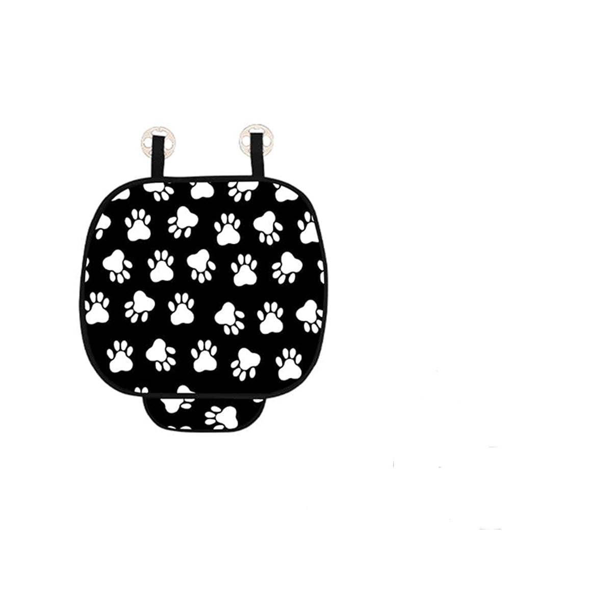 Car Interior Cushion Universal Dog Paw Print Polyester Seat Decor
