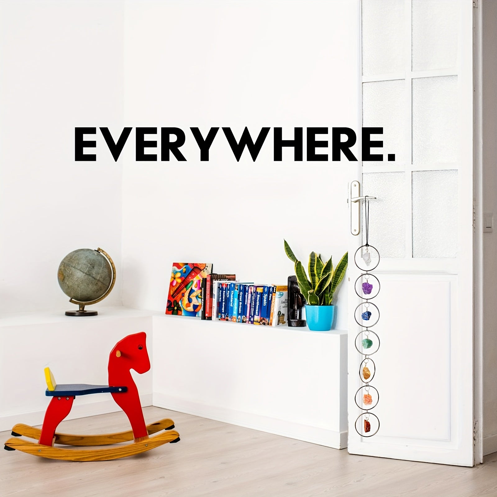 Natural Chakra Stone Wall Decor Tree of Life Raw Crystal Tumbled Gemstones