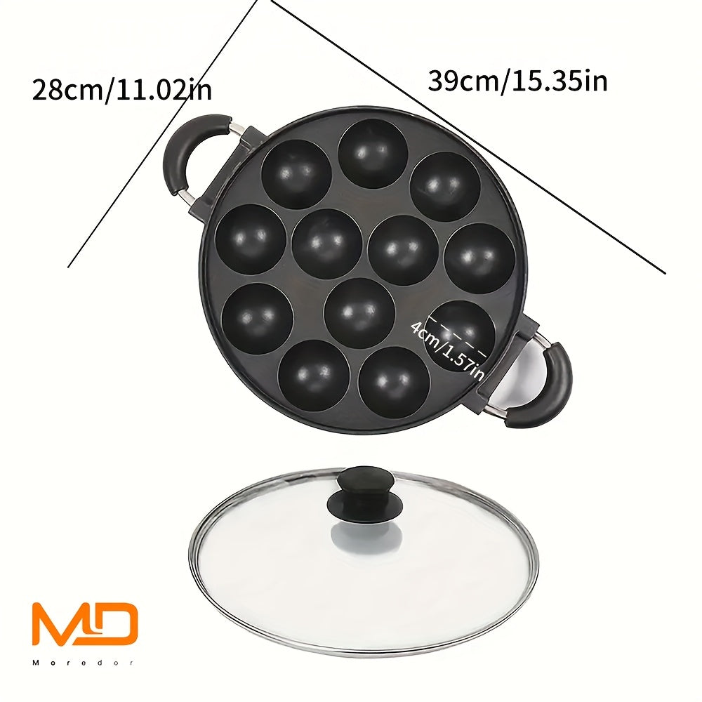 7/12-Қовоқсиз октопус қовурғичи, шишали қопқоқ, осон тозалаш, жойни тежайди