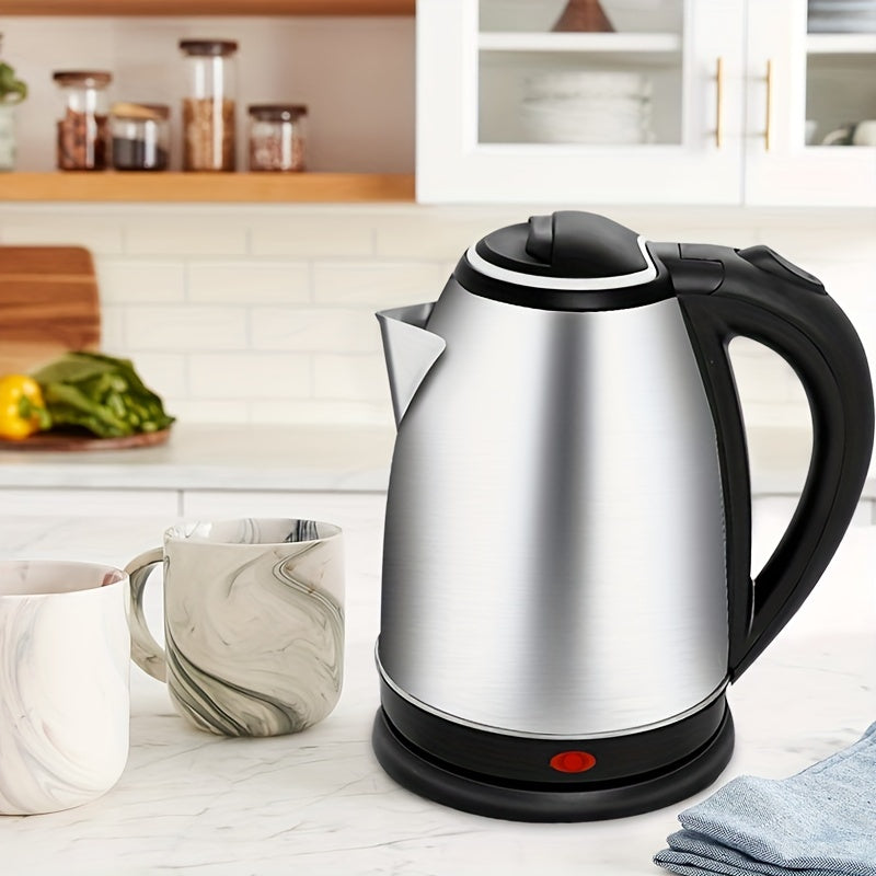 1.8L Electric Kettle BPA-Free 1500W Rapid Boil Black Stainless Steel