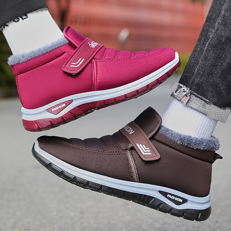 Women's Winter Snow Boots Slip-On Warm Waterproof Lightweight