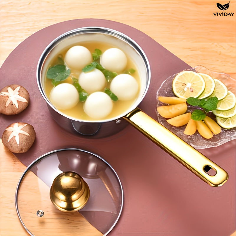 12-ta qismli oshxona to'plami, yopishmaydigan qozonlar, zanglamaydigan po'latdan yormalik, sut qozoni, sho'rva qozoni, sovg'a