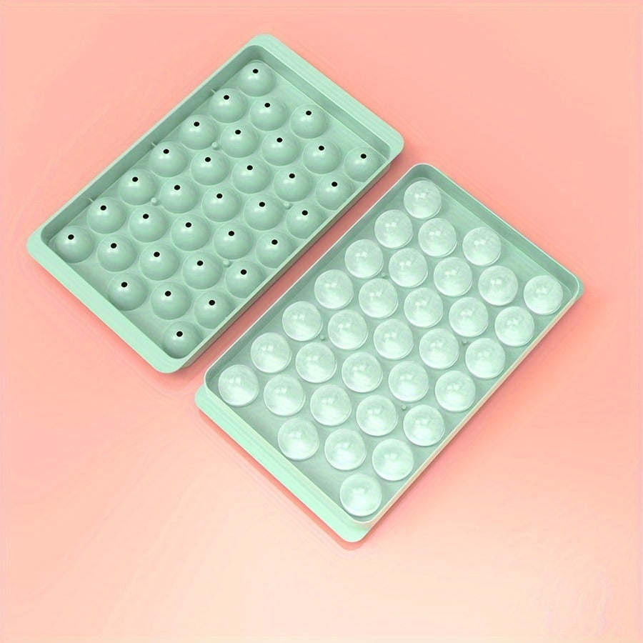 Plastik muzlik shakli 33 ta muz to'pi uchun sovuq ichimliklar uchun uy bar