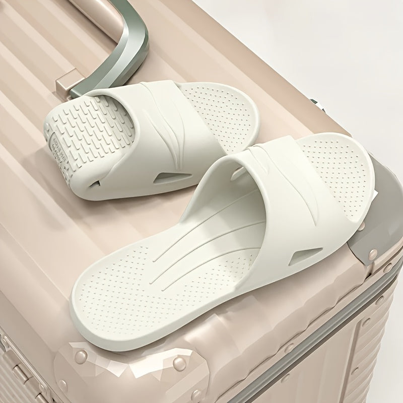 Women's Travel Foldable Slippers Non-Slip Quick-Dry Bathroom Shoes