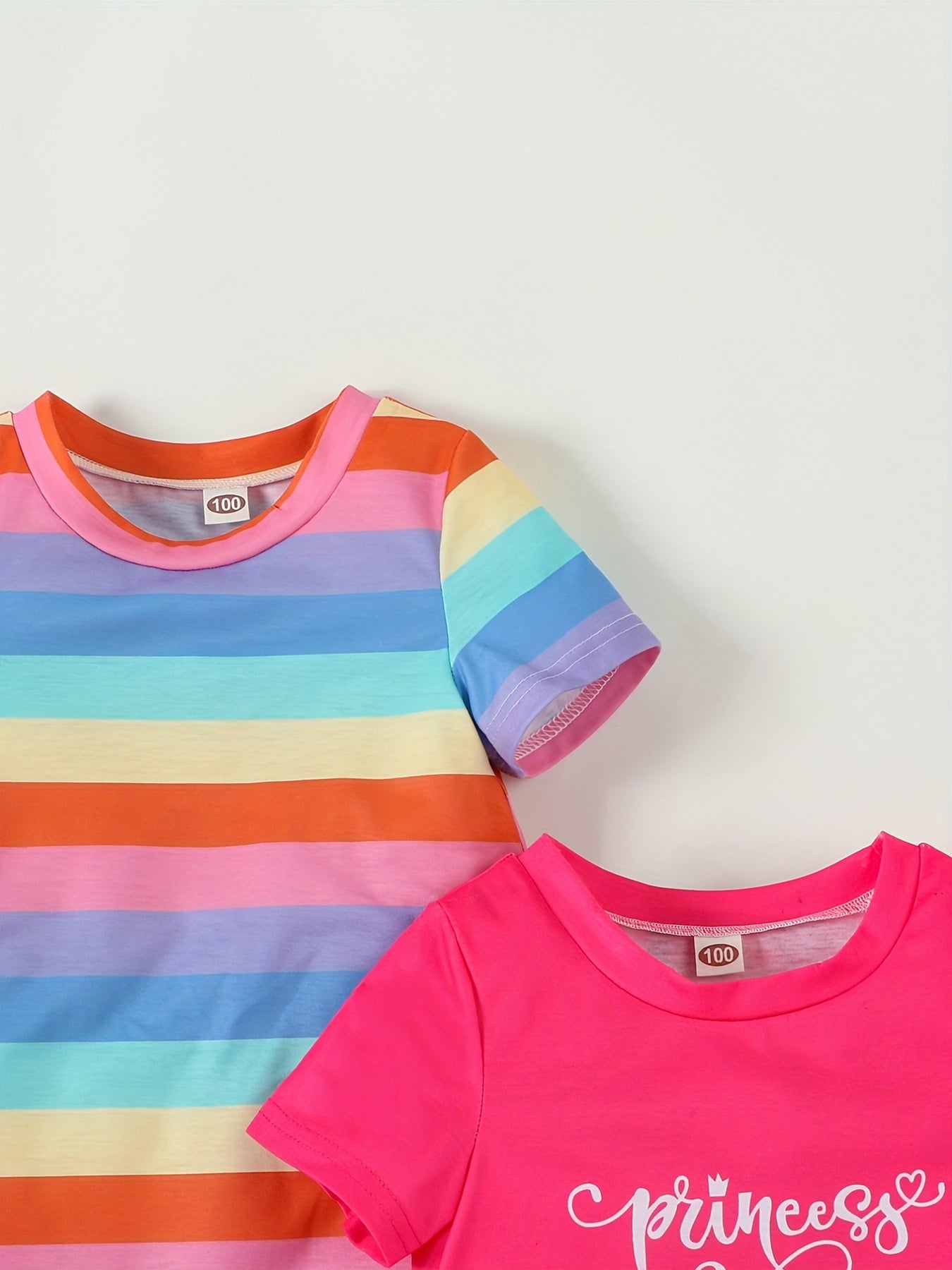 Girls' Cotton Cat Print Dress Set for Summer Casual Wear Age 12 and Under