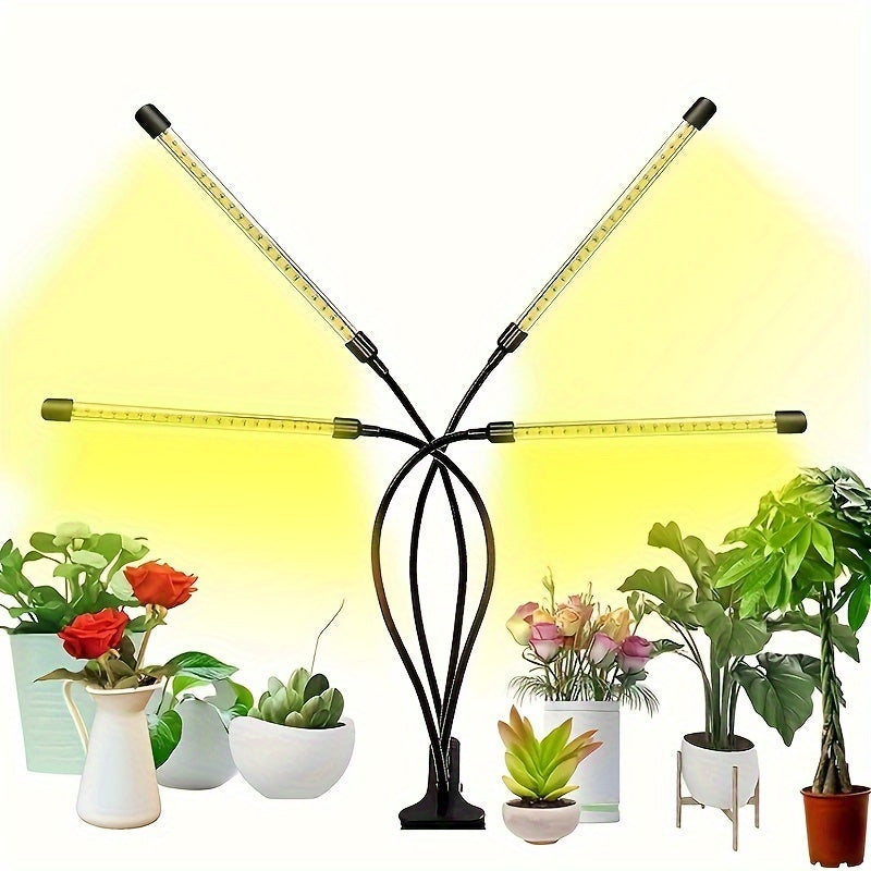 USB Powered Full Spectrum LED Grow Light with Flexible Gooseneck Foldable Design for Indoor Plants