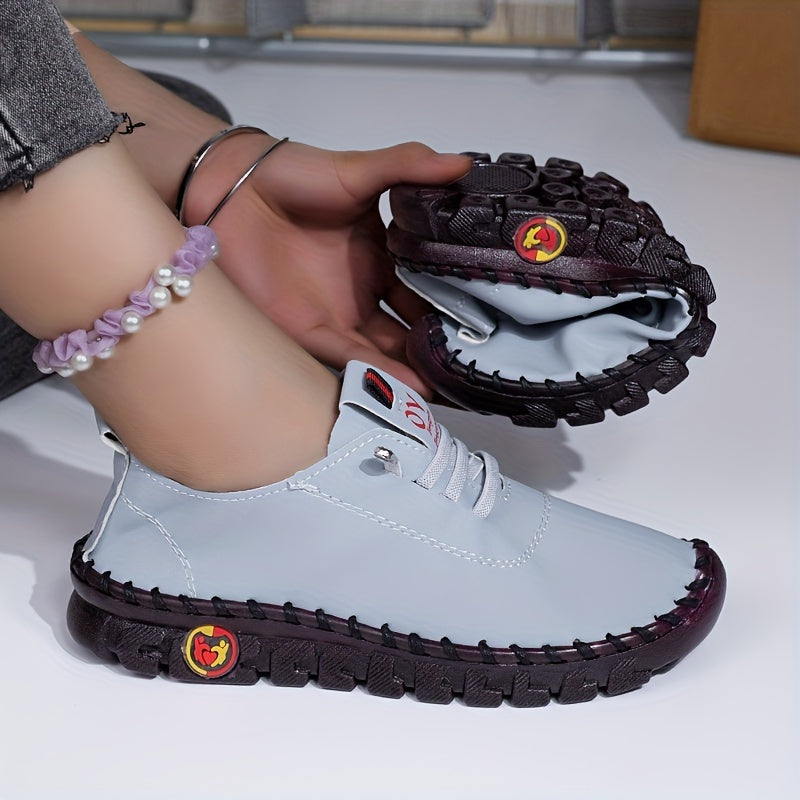 Women's Flat Sneakers Soft Sole Casual Walking Shoes Plus Size