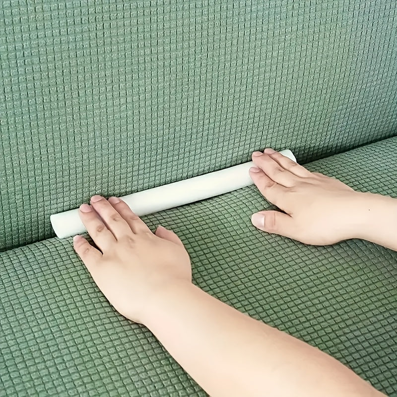 White Foam Sticks for Sofa Covers and Furniture Gaps Elastic Gripper Strips Reinforcement Bars