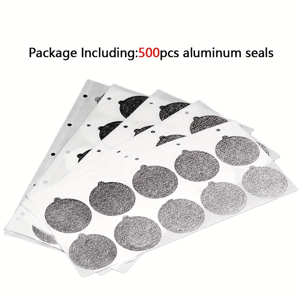 Sellos de cápsula de papel de aluminio resistente a altas temperaturas para preparación de café, reutilizables, ecológicos
