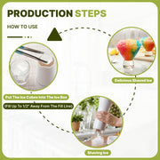 Kabelsiz elektr shisha maydalagich, zanglamaydigan po'lat burchaklar, portativ muz maydalash, xavfsiz va sog'lom