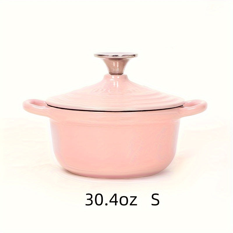 Enamel Cast Iron Health Pot for Rice and Cooking, 30.4oz or 60.8oz