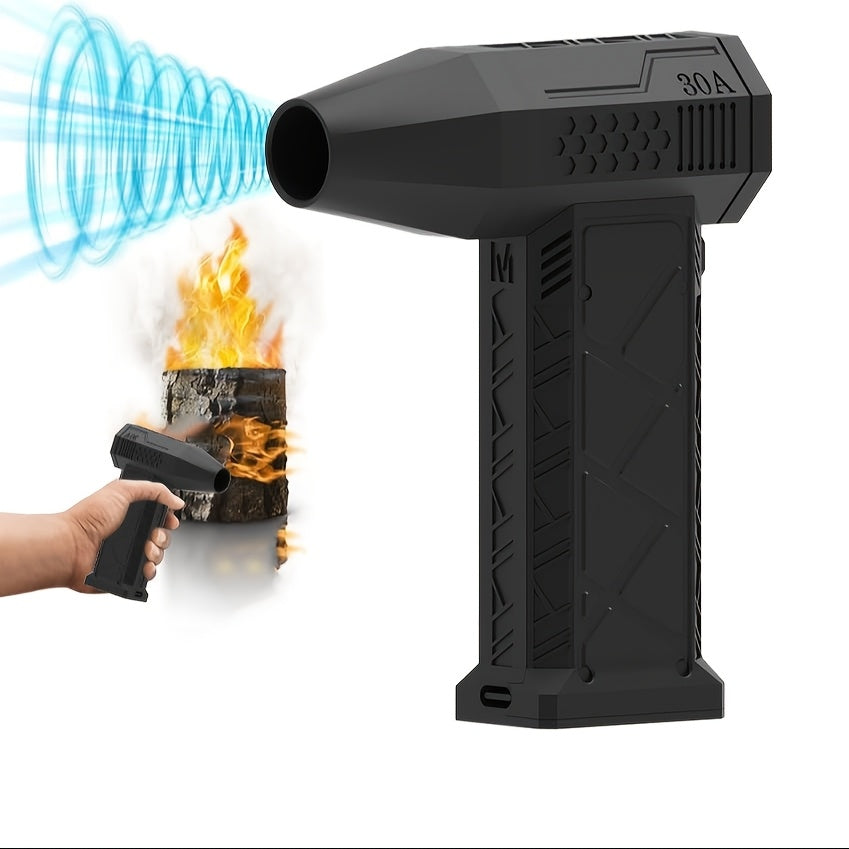 High-Speed Metal Blower Fan 200W USB Rechargeable 110000 RPM for Air Dust Snow