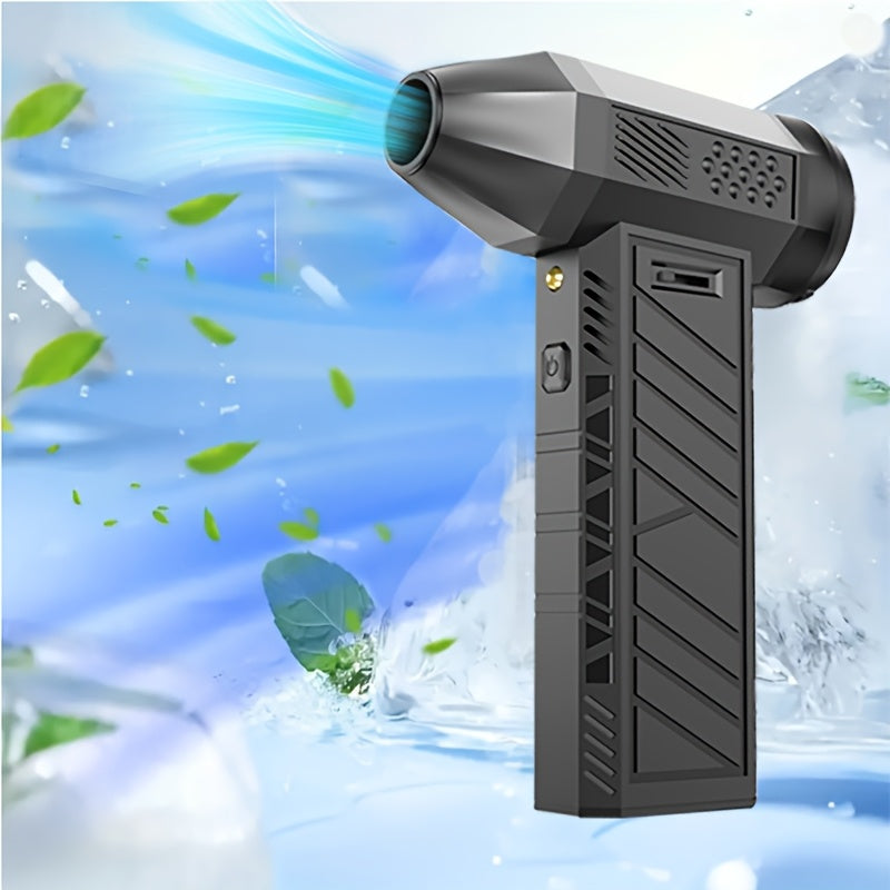 Портативный ручной турбонаддуватель 130000 об/мин для уборки снега и использования на улице, питание от батареи USB