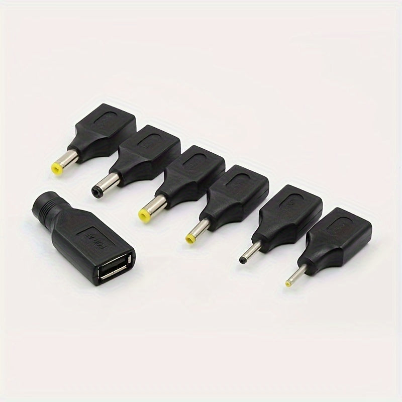 Convertidor de USB a corriente continua para cargar dispositivos, compatibilidad de 5.5x2.5mm a 3.5x1.35mm