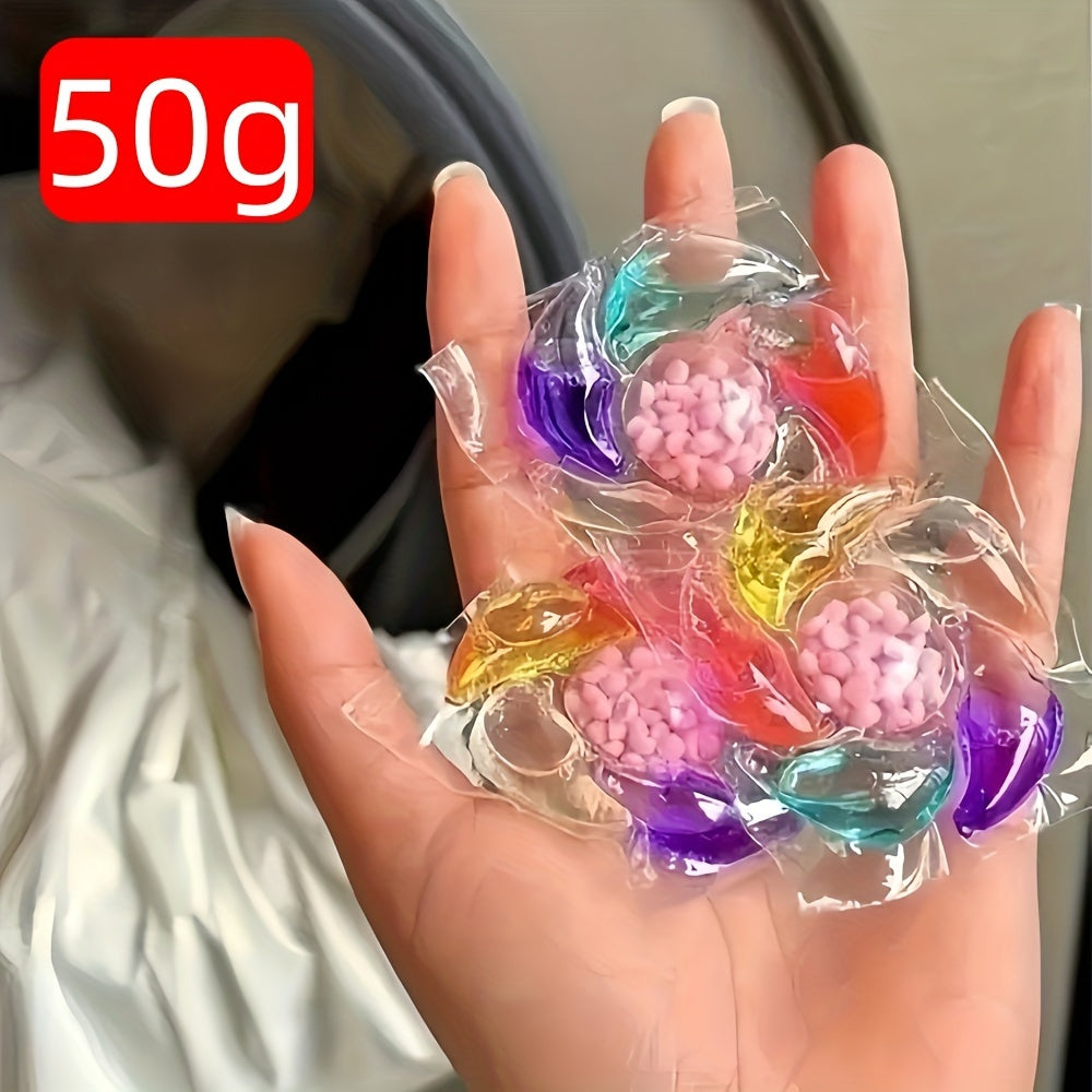 6-in-1 Laundry Detergent Pods Long-Lasting Scent Stain Removal Color Protection 30g-200g