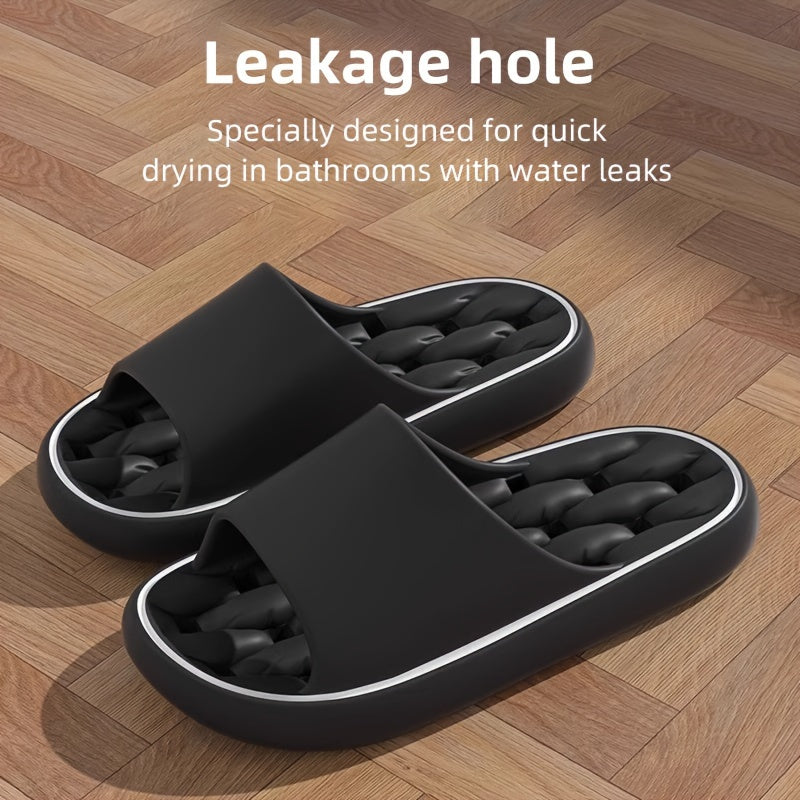 Men's EVA Leakproof Slippers Round Toe Casual Solid Color Spring Summer Fall Universal Wear