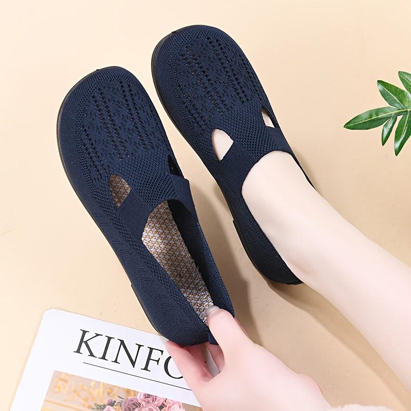 Women's Slip-On Casual Shoes All-Season Fabric Low Top Comfort Sneakers