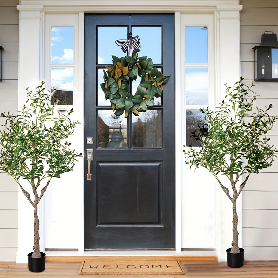 Indoor Olive Tree Assembly Disassembly Simulation Plastic Floor Decor for Home