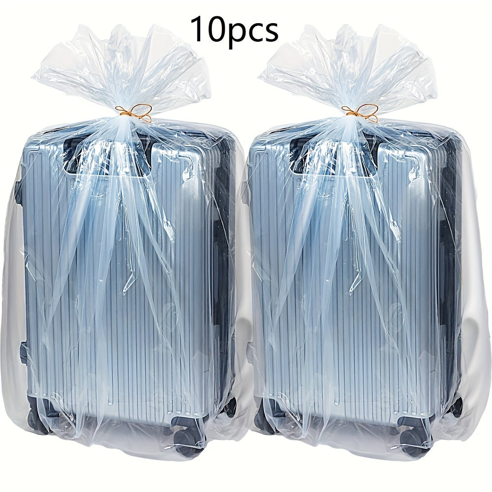 10 Large Transparent Storage Bags Waterproof Dustproof Moistureproof for Clothes Luggage Blankets