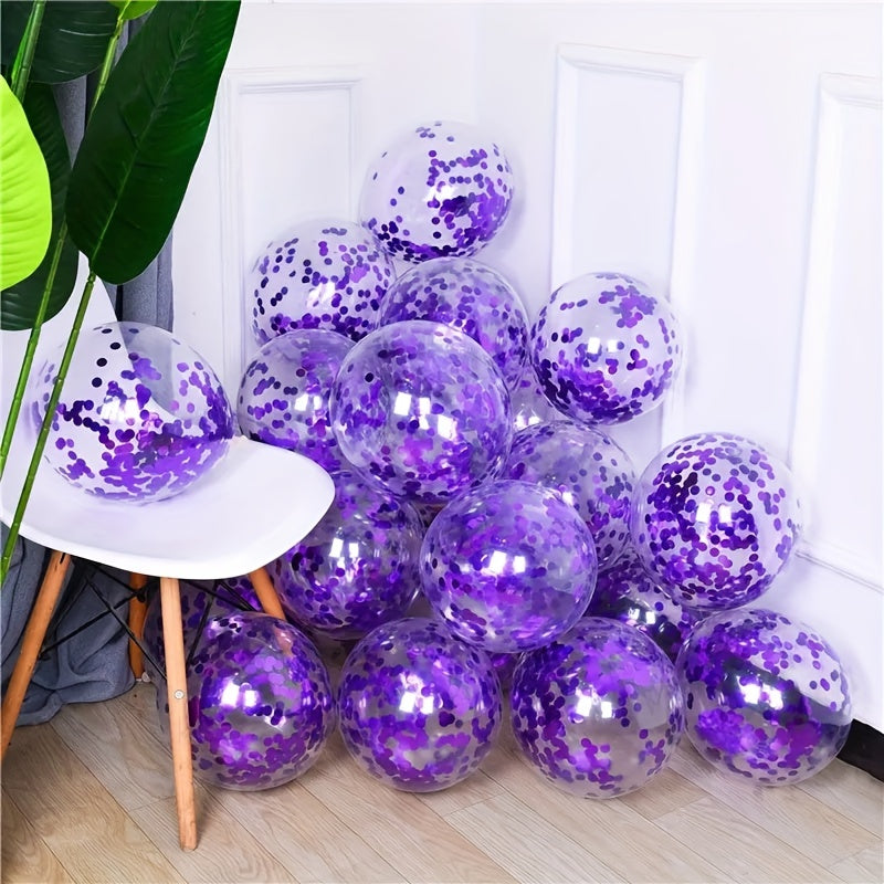10 Colorful Glitter Party Balloons for Weddings and Celebrations