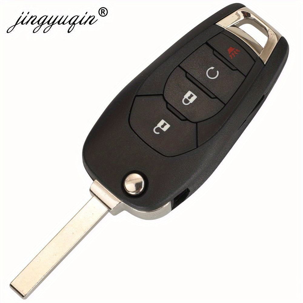 Car Remote Fob Black Ergonomic Design for Keyless Entry, Alarm, Start