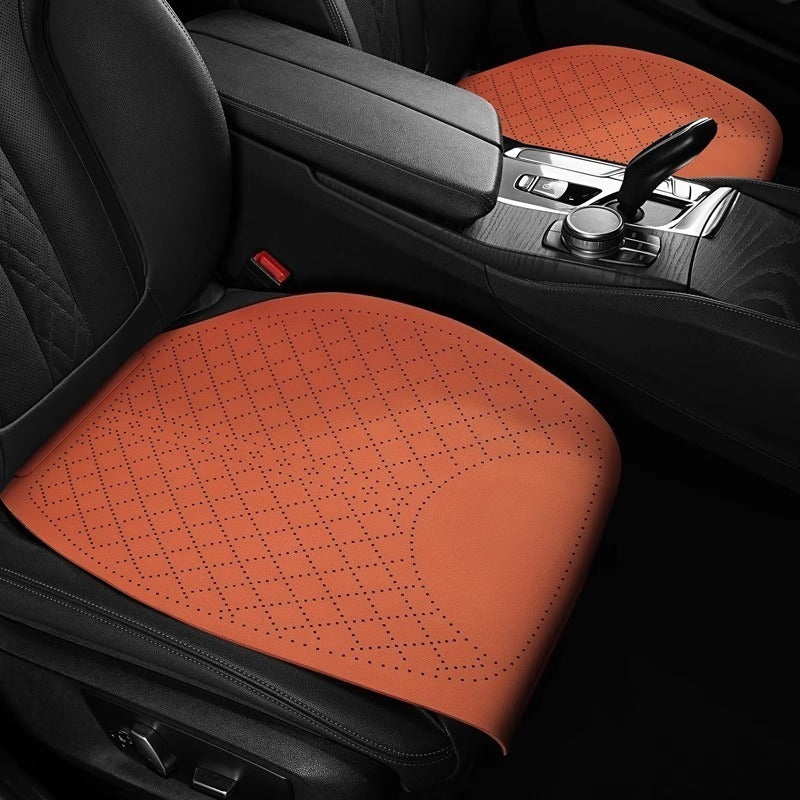 2pcs Car Seat Cushions Red Universal Seat Cushion for All Seasons