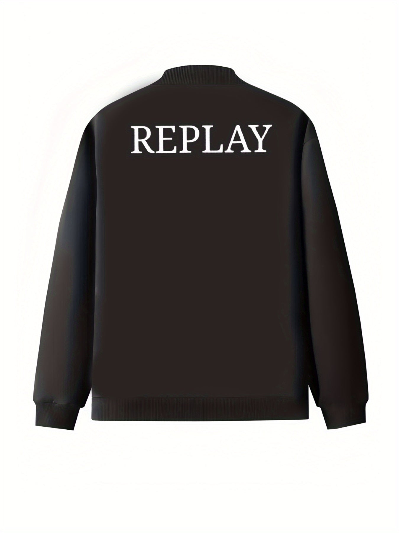 Women's Plus Size Casual Jacket Long Sleeve Baseball Collar Spring Fall Black Orange